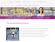 Tablet Screenshot of carlabirnberg.com